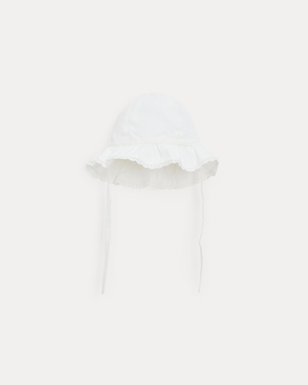 Lison poplin hat Off-white colour  Natalys