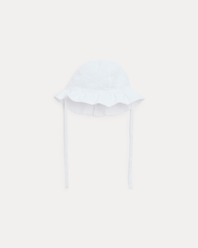 Lison embroidery hat Off-white colour Natalys