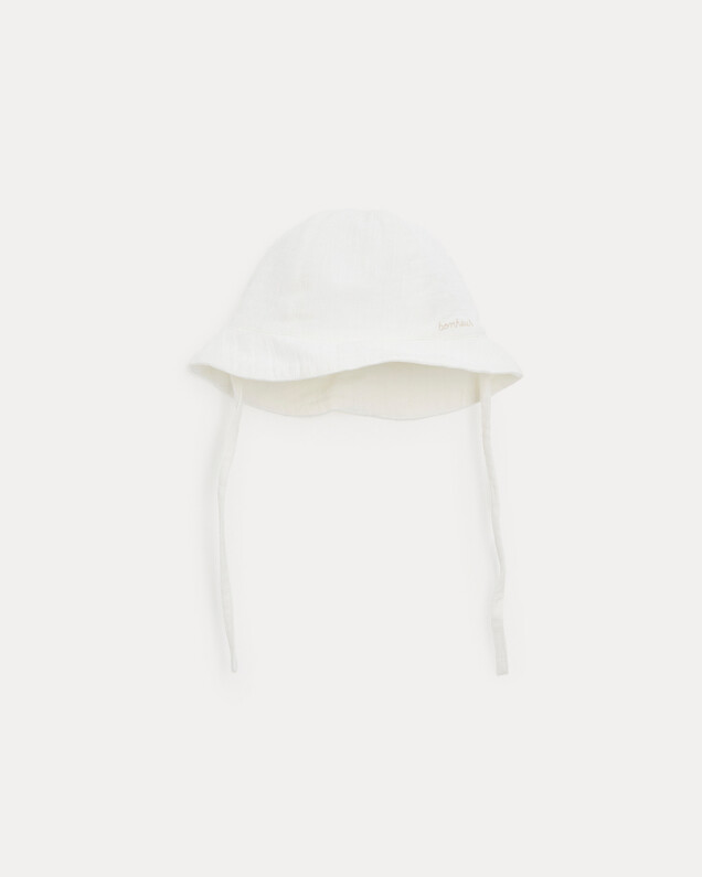 Mahault cotton gauze hat Off-white colour Natalys