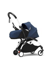 YOYO&sup3; newborn pack 0+ pushchair with white frame Air France blue colour  Stokke