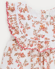 Coline ruffled dress Arabesque print  Natalys