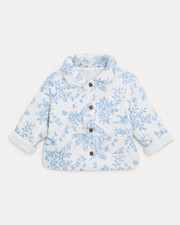 Janice quilted jacket Porcelain print  Natalys