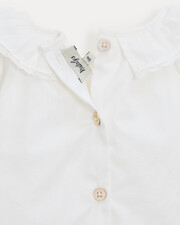 Adele long-sleeved blouse Off-white colour  Natalys