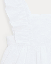 Eglantine sleeveless embroidery dress Off-white colour  Natalys
