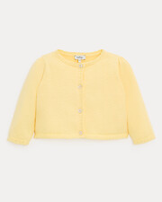 Victoire fancy cardigan Yellow colour  Natalys
