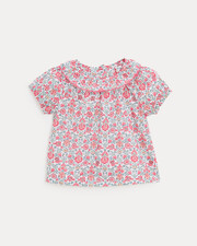 Thelma short-sleeved blouse Liberty fabric  Natalys