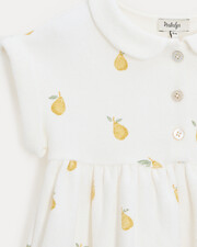 Leonie terry dress Pear print  Natalys