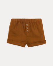 Noe cotton gauze shorts Hazelnut colour  Natalys