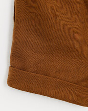 Noe cotton gauze shorts Hazelnut colour  Natalys