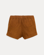 Noe cotton gauze shorts Hazelnut colour  Natalys