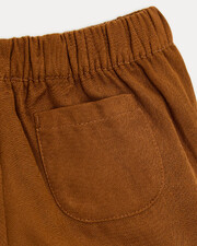 Noe cotton gauze shorts Hazelnut colour  Natalys
