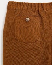 Achille cotton gauze trousers Hazelnut colour  Natalys