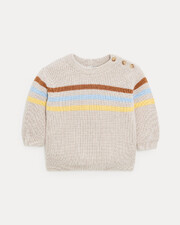 Willie fancy knit jumper Beige colour  Natalys