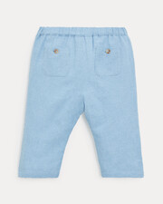 Achille chambray trousers Light blue colour  Natalys