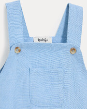 Octave chambray romper Light blue colour  Natalys