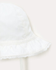 Lison poplin hat Off-white colour  Natalys