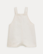 Edgar short twill dungarees Beige colour  Natalys