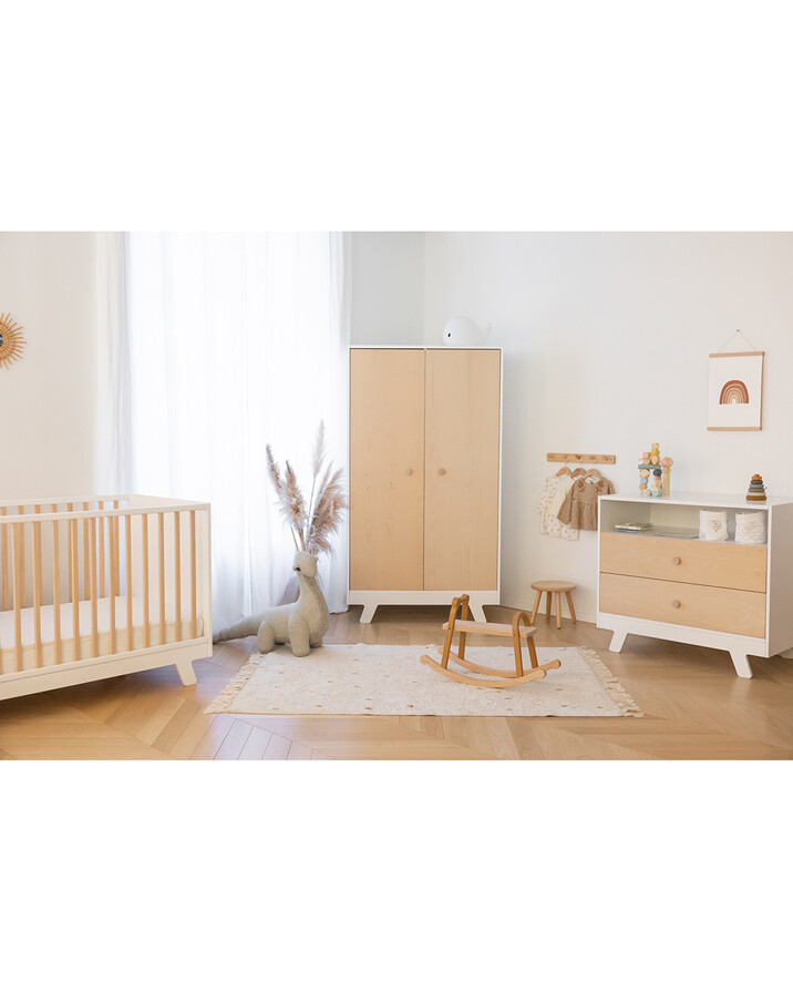 Lubin wardrobe Wood colour  Natalys