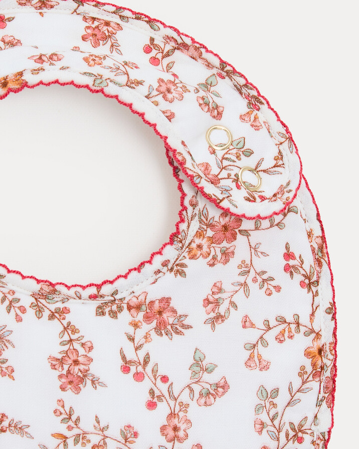 Eugene adjustable bib Arabesque print  Natalys