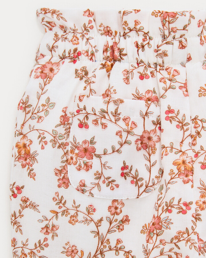 Paula cotton gauze trousers Arabesque print  Natalys
