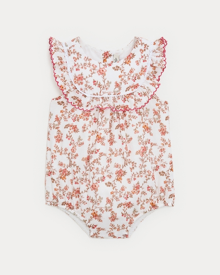 C&eacute;lestine cotton gauze romper Arabesque print  Natalys