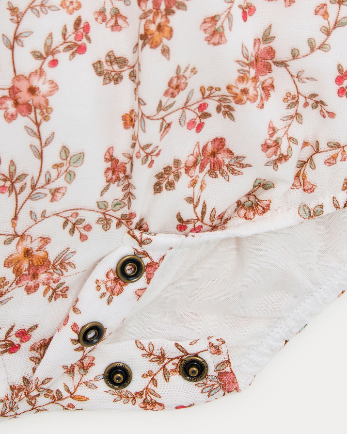 C&eacute;lestine cotton gauze romper Arabesque print  Natalys