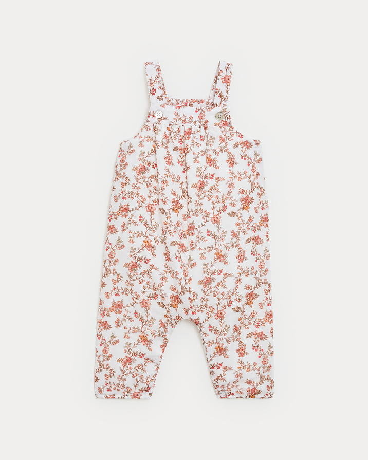 Phillipine long jumpsuit with straps Arabesque print  Natalys