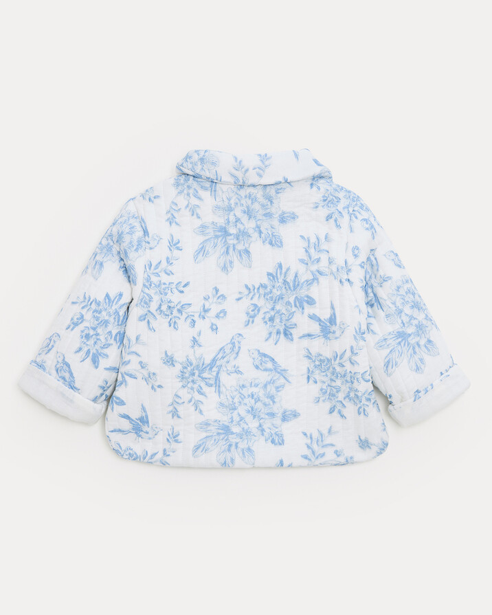 Janice quilted jacket Porcelain print  Natalys