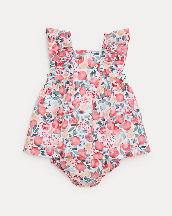 Eglantine sleeveless dress Pomegranate print  Natalys