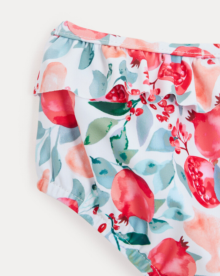 Pia UV protection swimwear Pomegranate print  Natalys