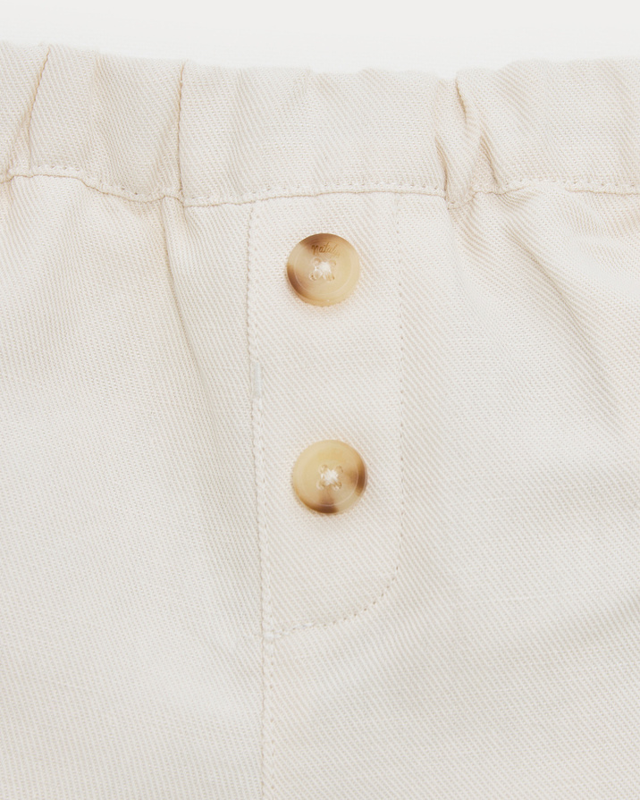 Noe twill shorts Beige colour  Natalys