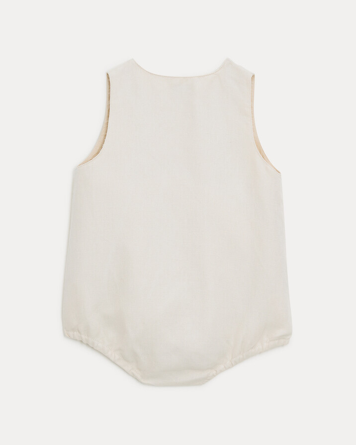 Honore twill romper Beige colour  Natalys