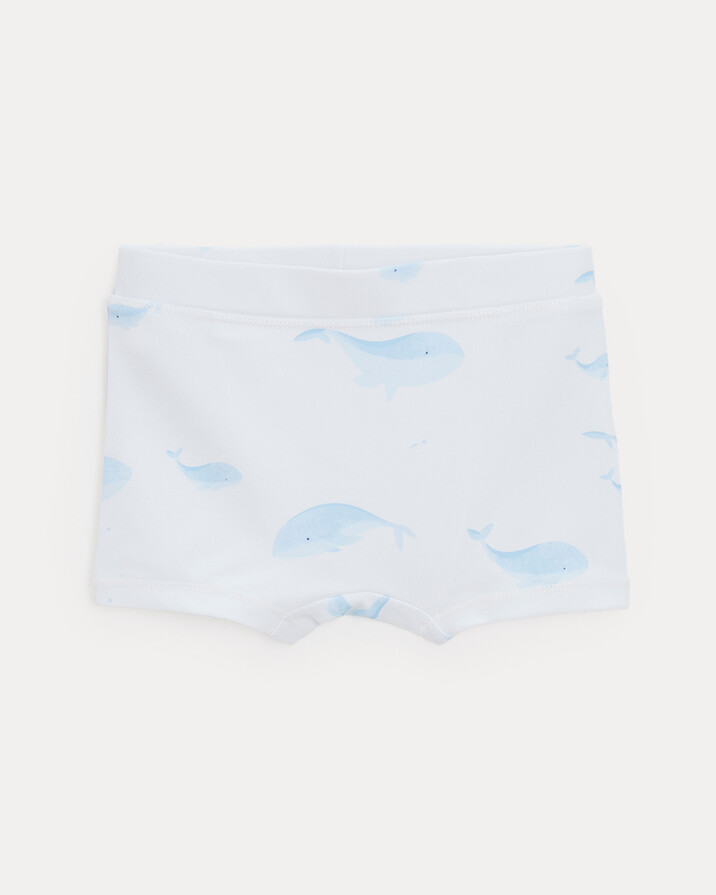 Paulin UV protection swim shorts Whale print  Natalys