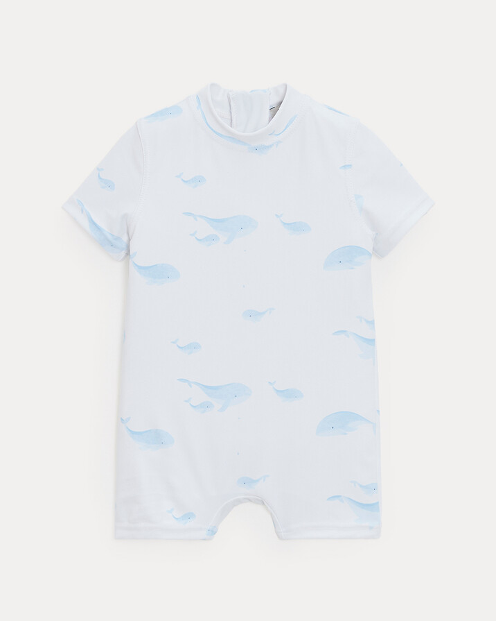 Marcel UV protection swimsuit Whale print  Natalys