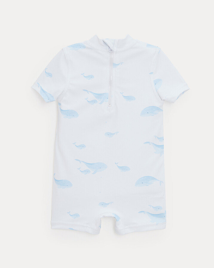 Marcel UV protection swimsuit Whale print  Natalys