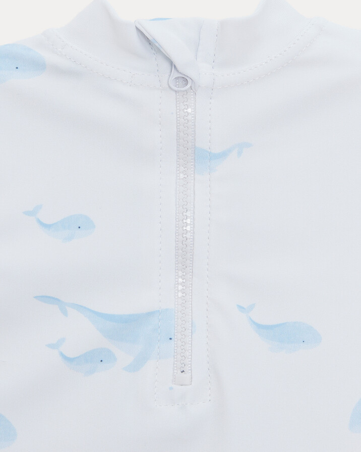 Marcel UV protection swimsuit Whale print  Natalys