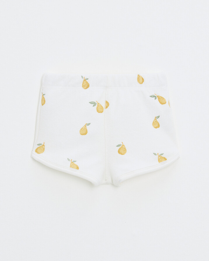 Eliott terrycloth shorts Pear print  Natalys