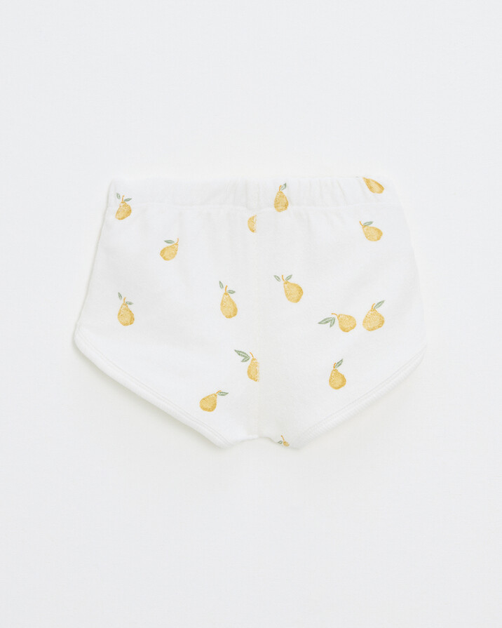 Eliott terrycloth shorts Pear print  Natalys