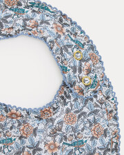 Eugene adjustable bib Liberty fabric  Natalys