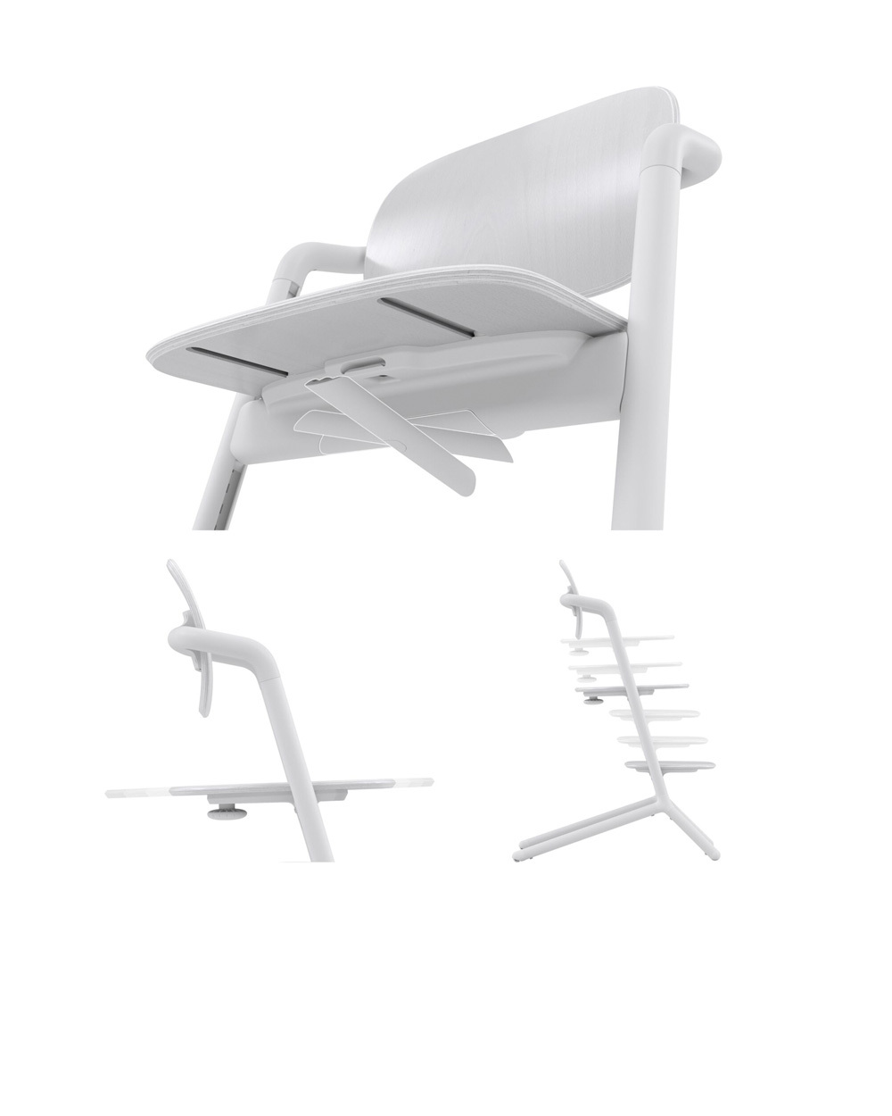 Lemo 3-in-1 high chair All white colour  Cybex