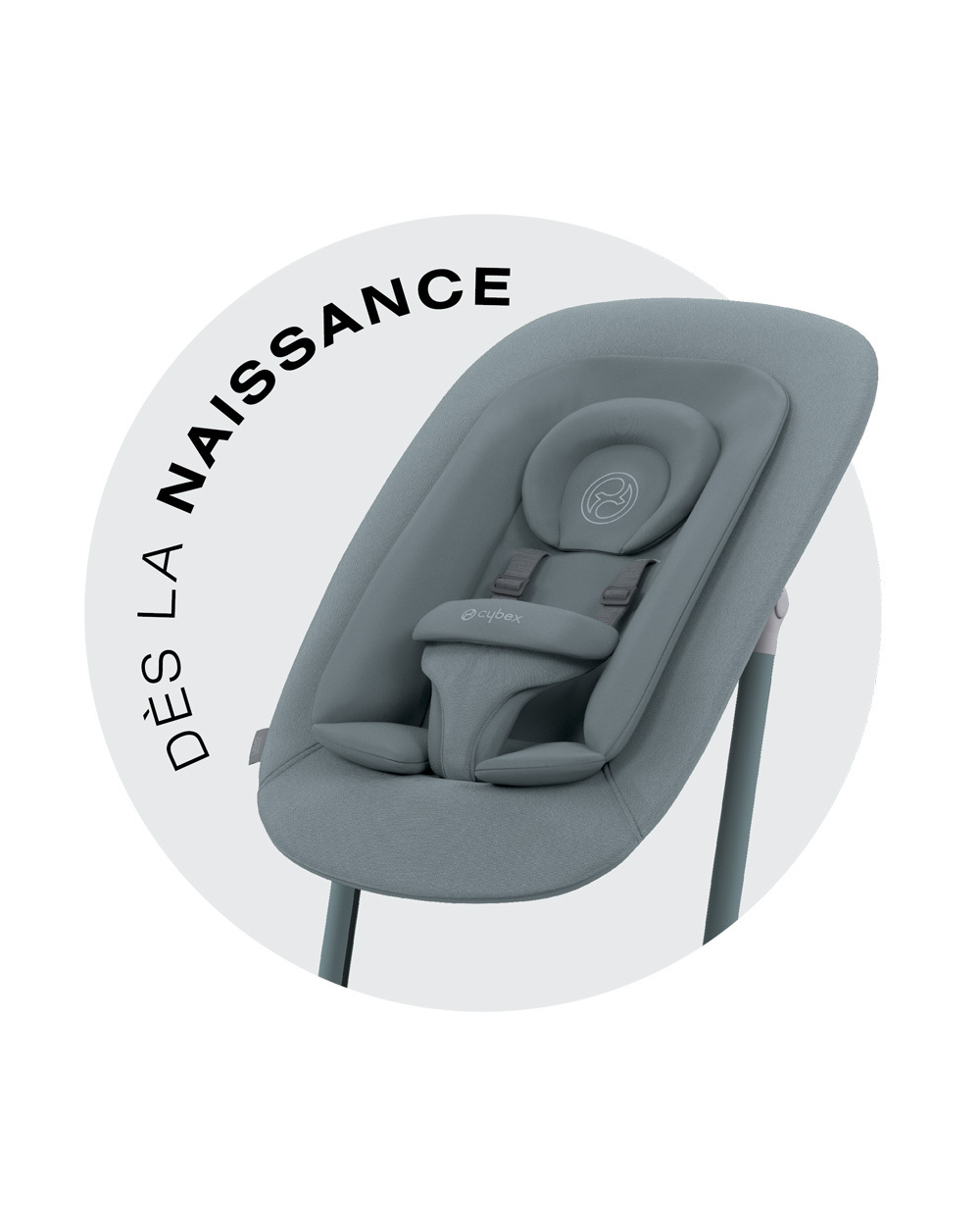 Lemo 4-in-1 high chair Stone blue colour  Cybex