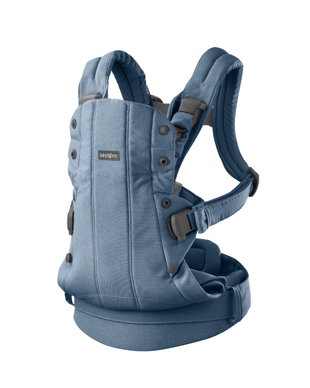Harmony woven mélange baby carrier Blue color Babybjörn