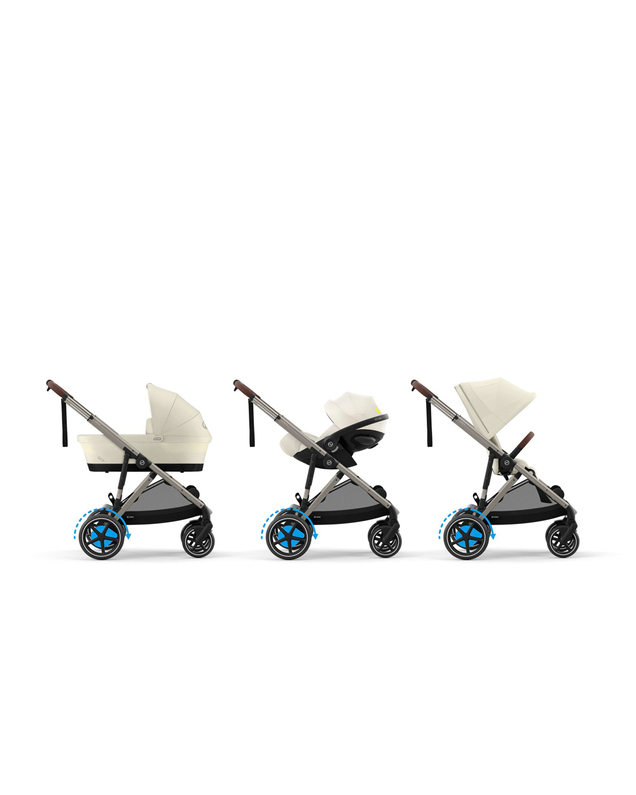 E-Gazelle S pushchair Seashell beige colour Cybex