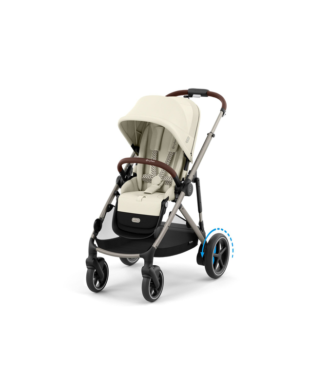 E-Gazelle S pushchair Seashell beige colour Cybex