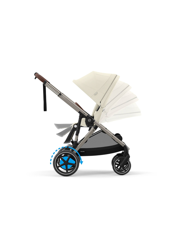 E-Gazelle S pushchair Seashell beige colour Cybex