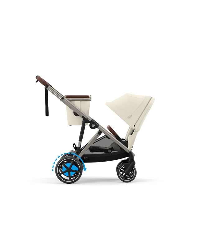 E-Gazelle S pushchair Seashell beige colour Cybex