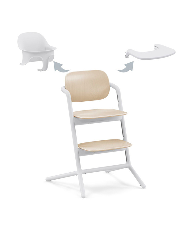 Lemo 3-in-1 high chair Sand white colour  Cybex