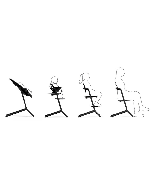 Lemo 3-in-1 high chair Stunning black colour  Cybex