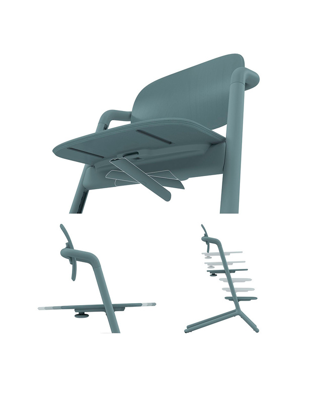 Lemo 4-in-1 high chair Stone blue colour  Cybex