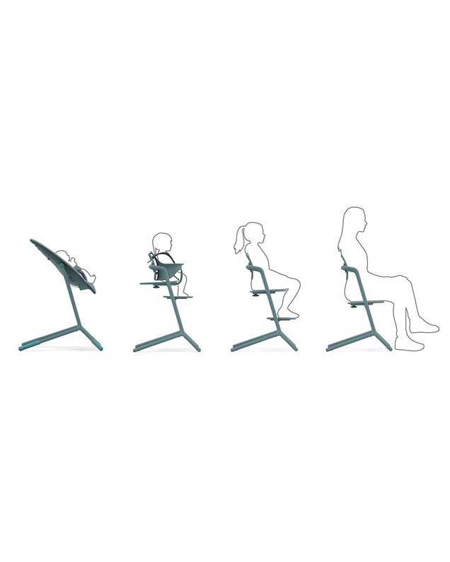 Lemo 4-in-1 high chair Stone blue colour  Cybex